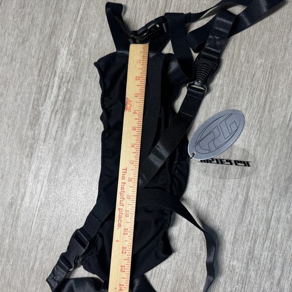 Poster Grl Black Tube Top by Dolls Kill with Adjustable Straps NWT Black XL - Picture 4 of 6